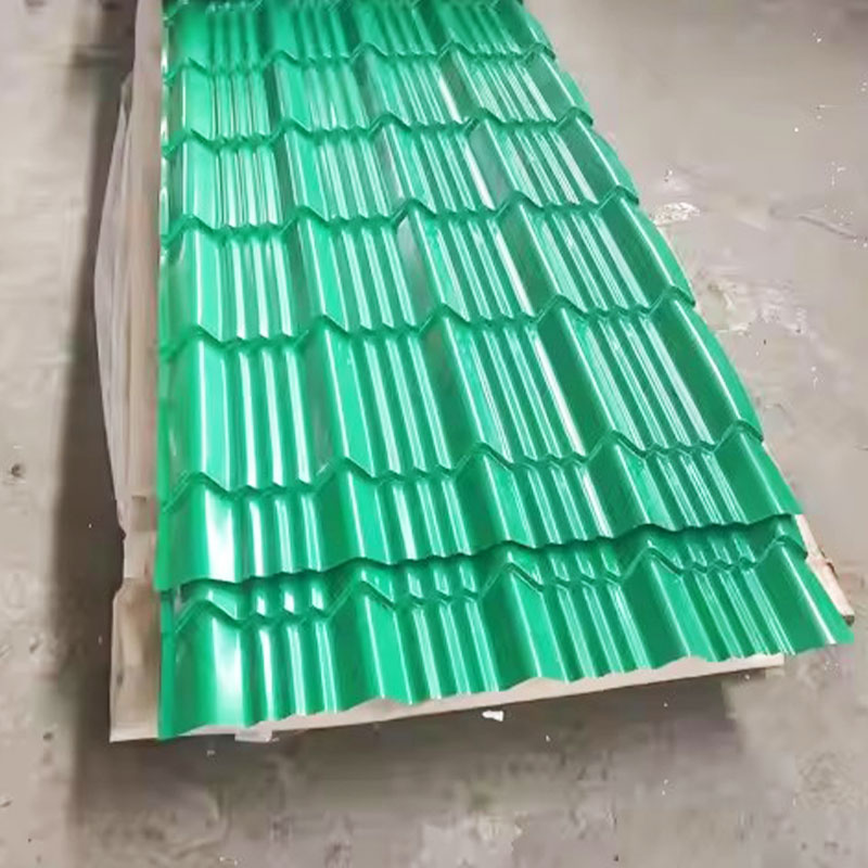 Folha de telhado galvanizada 740mm