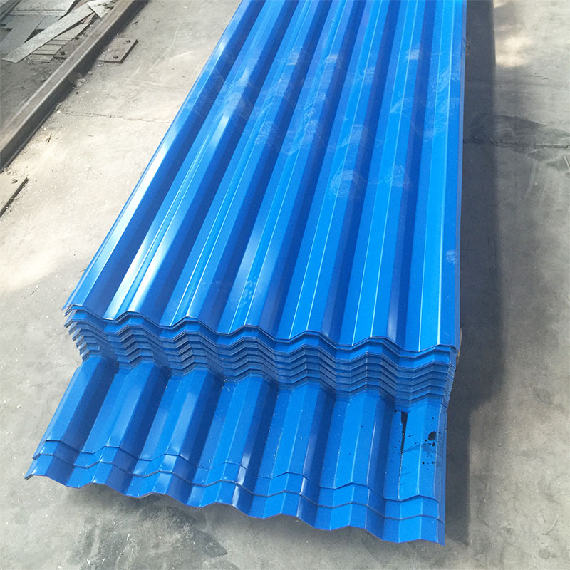 Folha de telhado galvanizada 800mm Folha de telhado galvanizada 800mm