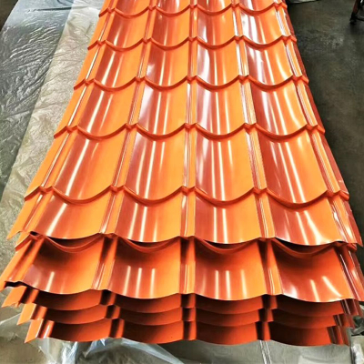 Folha de telhado galvanizada 680mm