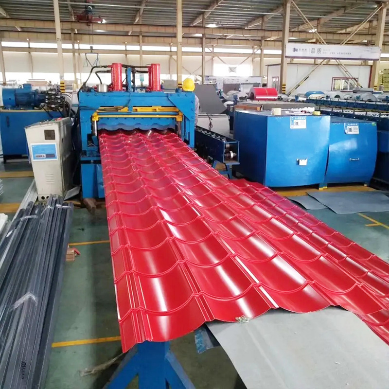 Folha de telhado galvanizada 800mm